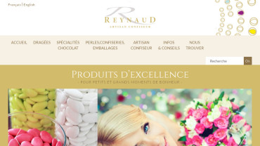Page d'accueil du site : Reynaud