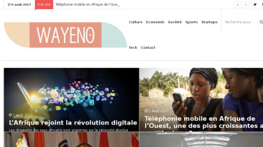 Page d'accueil du site : Wayeno