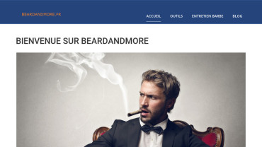 Page d'accueil du site : Beard and more