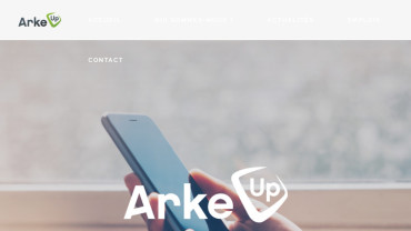 Page d'accueil du site : ArkeUp