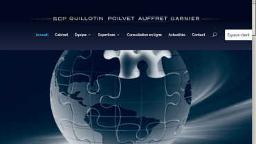 Page d'accueil du site : Guillotin Poilvet