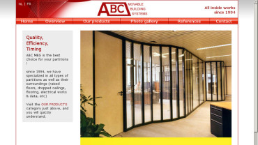 Page d'accueil du site : ABC MBS