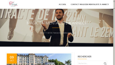 Page d'accueil du site : Hervé Troccaz