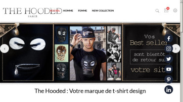 Page d'accueil du site : The Hooded