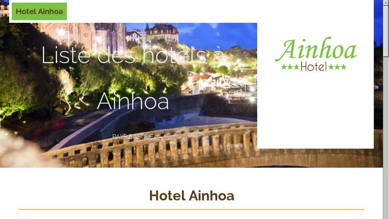 Hotel à Ainhoa