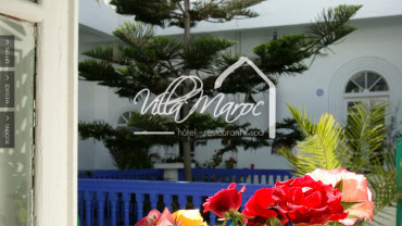 Page d'accueil du site : Villa Maroc