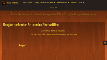 Page d'accueil du site : Bain-Ambiance-Déco