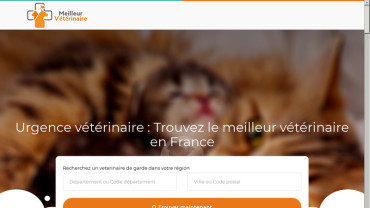 Page d'accueil du site : Meilleur vétérinaire