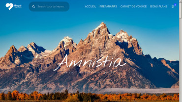 Page d'accueil du site : Amnistia 