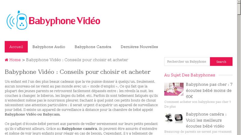 Babyphone Vidéo