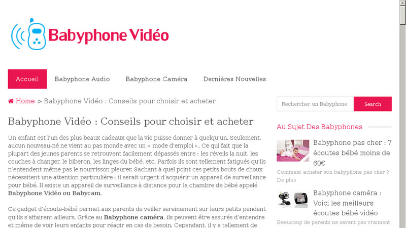 Babyphone Vidéo