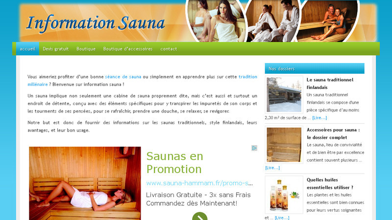Information sauna