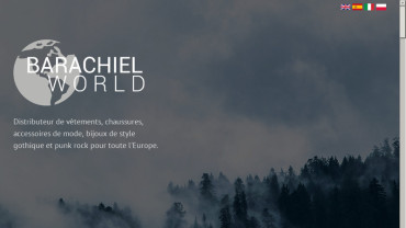 Page d'accueil du site : Barachiel World