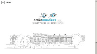 Page d'accueil du site : Office Immobilier