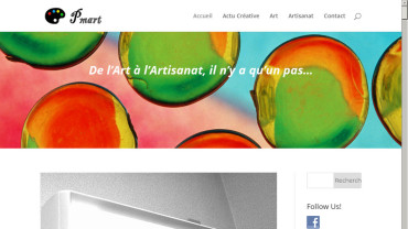 Page d'accueil du site : Pmart