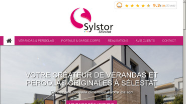 Page d'accueil du site : Sylstor Sélestat