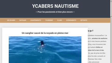 Page d'accueil du site : Ycabers