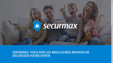 Page d'accueil du site : Securmax