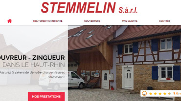 Page d'accueil du site : Stemmelin SARL