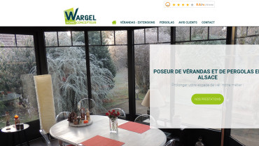 Page d'accueil du site : Wargel Home Concepteur
