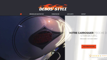 Page d'accueil du site : Debos'Style