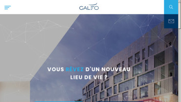 Page d'accueil du site : Galéo