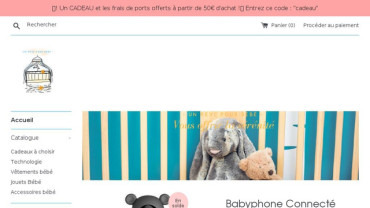 Page d'accueil du site : Un rêve pour bébé