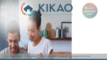 Page d'accueil du site : Kikao