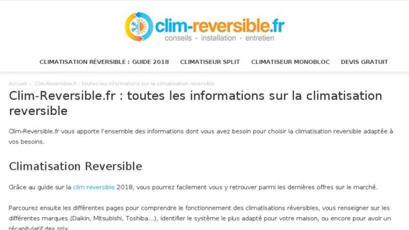 Clim-Reversible.fr