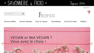 Page d'accueil du site : FressiMouss