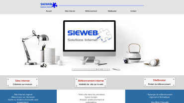Page d'accueil du site : Sieweb57