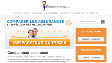 Page d'accueil du site : Docteur Assurance