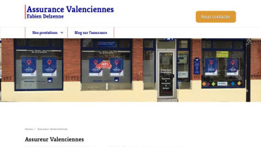 Page d'accueil du site : Assurance Valenciennes