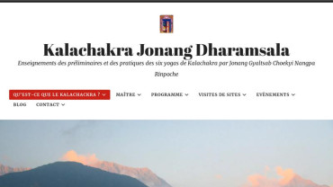 Page d'accueil du site : Kalachakra 
