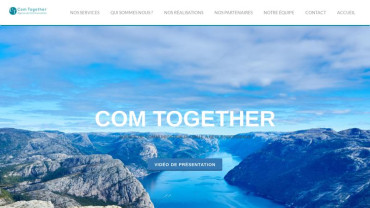 Page d'accueil du site : Com Together