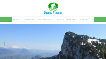 Page d'accueil du site : Doudou Vercors