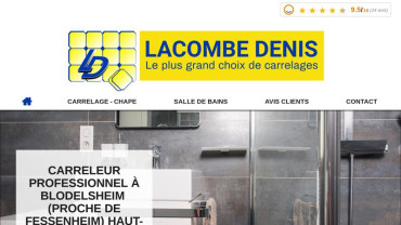 Page d'accueil du site : Lacombe Denis