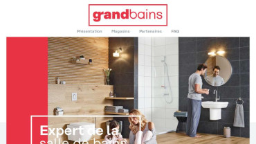Page d'accueil du site : Grand Bains