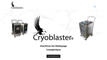 Page d'accueil du site : Cryoblaster