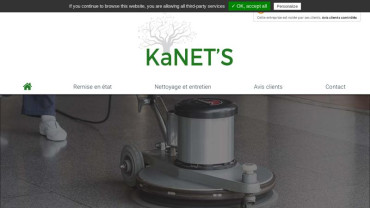 Page d'accueil du site :  Kanet’s Kapo