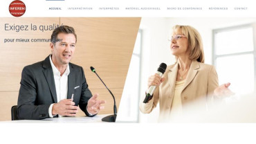 Page d'accueil du site : LOIODICE Conférence Système