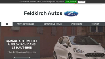 Page d'accueil du site : Felkirch Autos