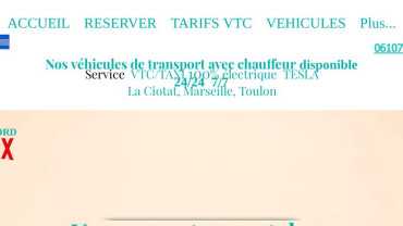 Page d'accueil du site : Jarod Electrique Transport