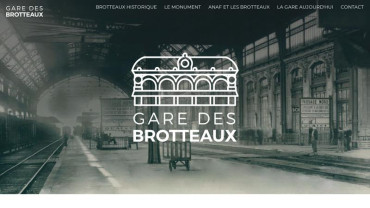 Page d'accueil du site : Gare des Brotteaux