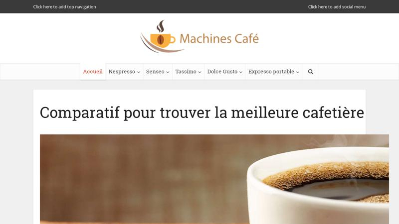Machines café