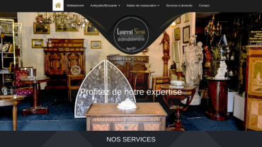 Page d'accueil du site : Laurent Sieso