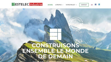 Page d'accueil du site : Estelec Industrie