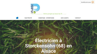 Page d'accueil du site : Electricité P. Fleck