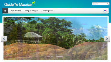 Page d'accueil du site : Maurice Guide