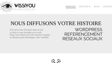 Page d'accueil du site : WissiYOU